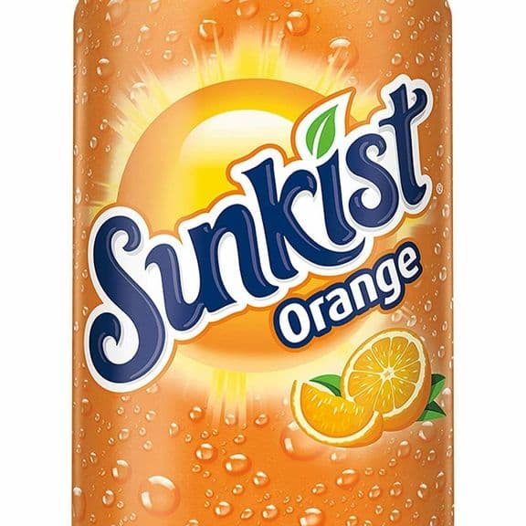 SunKiss (Orange Soda) - Sweet and refreshing orange soda served ice cold in a can.