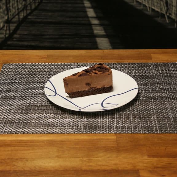 Chocolate Mouse Cake - Rich and decadent chocolate mousse layered cake, perfectly balanced between light and indulgent.